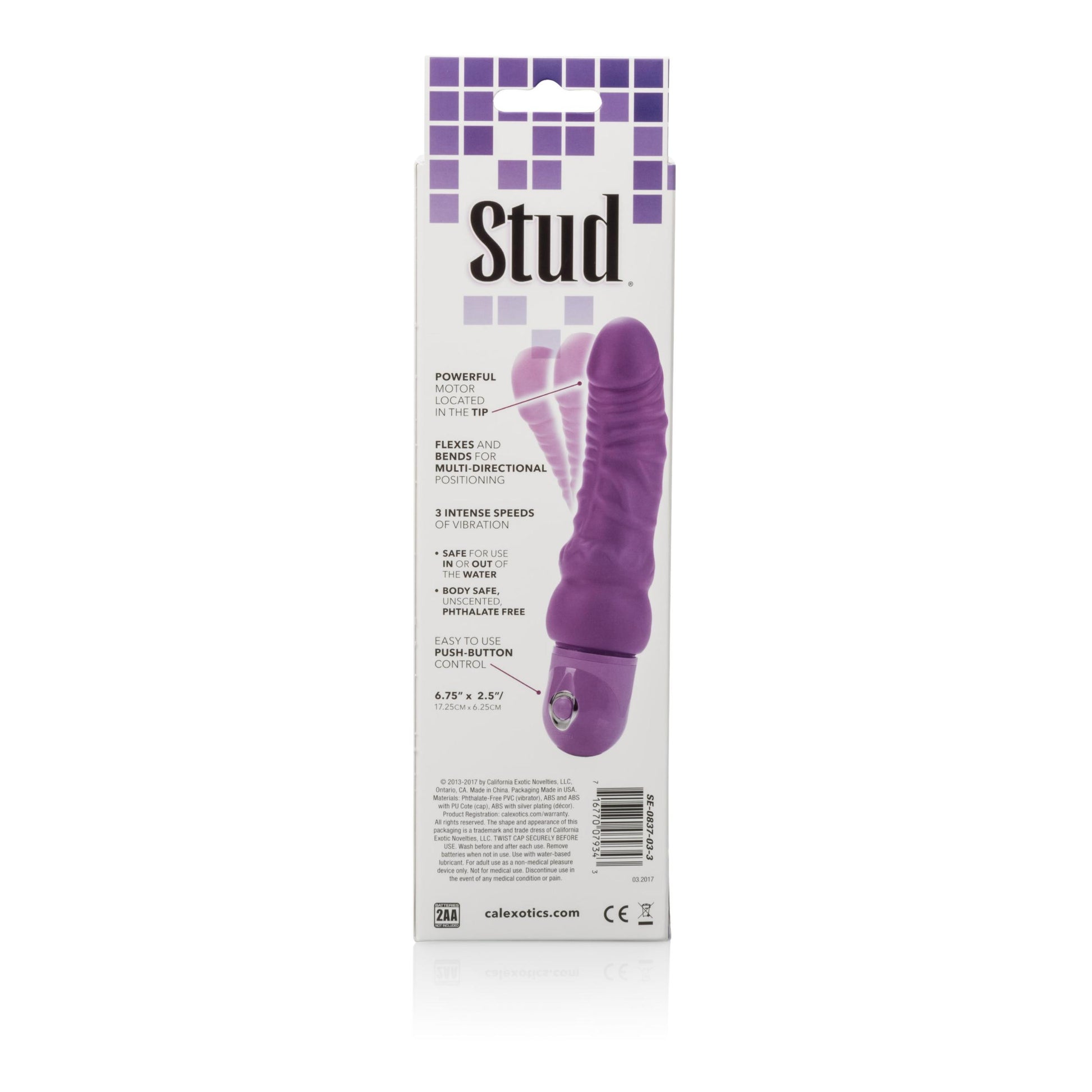 Bendie Power Stud - Curvy - Purple | 716770079343 | Available at EroticWarehouse.com