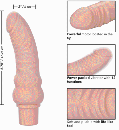 Rechargeable Power Stud Curvy - Ivory | 716770101303 | Available at EroticWarehouse.com