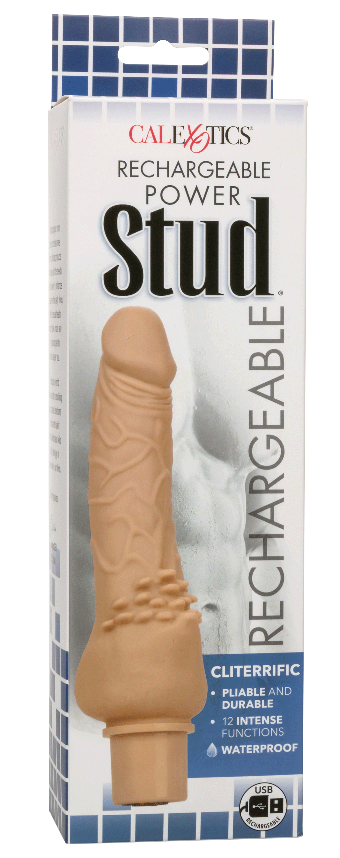 Rechargeable Power Stud Cliterrific - Ivory | 716770101334 | Available at EroticWarehouse.com