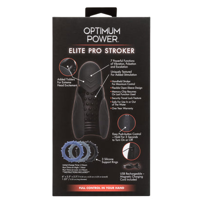 Optimum Power Elite Pro Stroker | 716770097187 | Available at EroticWarehouse.com