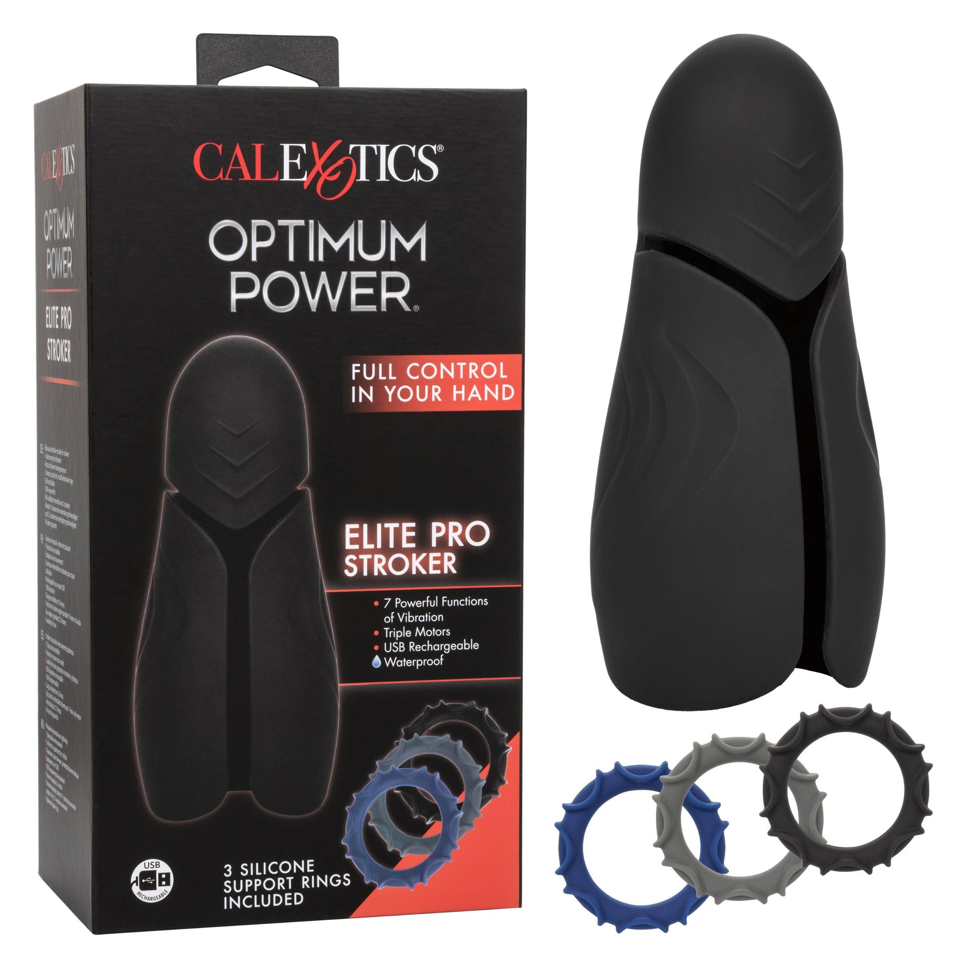 Optimum Power Elite Pro Stroker | 716770097187 | Available at EroticWarehouse.com