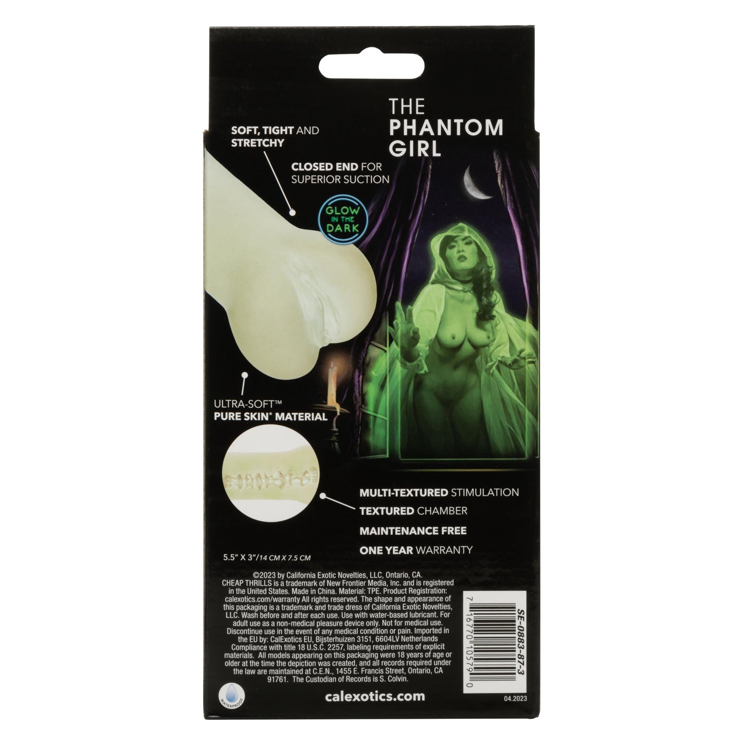 Cheap Thrills - the Phantom Girl - Glow in the Dark by CalExotics 716770105790 available at EroticWarehouse.com