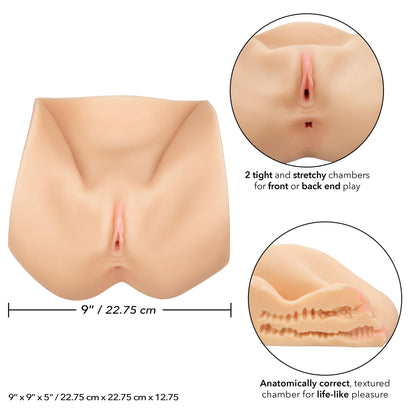 Stroke It Life-Size Pussy - Ivory | 716770098825 | Available at EroticWarehouse.com