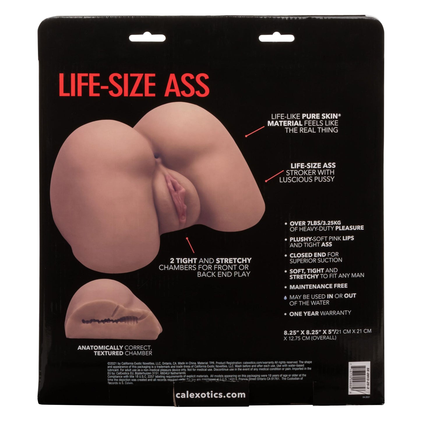 Stroke It Life-Size Ass - Brown | 716770098856 | Available at EroticWarehouse.com