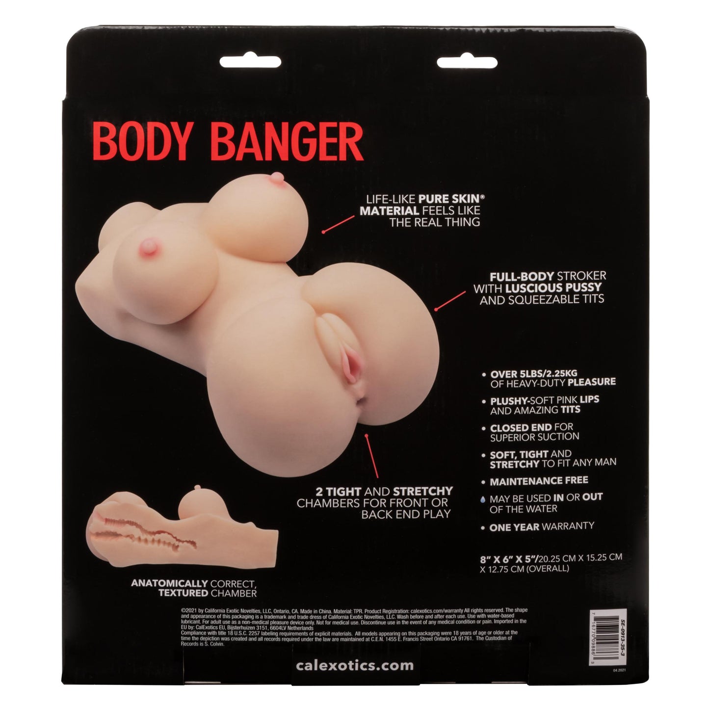 Stroke It Body Banger - Ivory Torso | 716770098863 | Available at EroticWarehouse.com