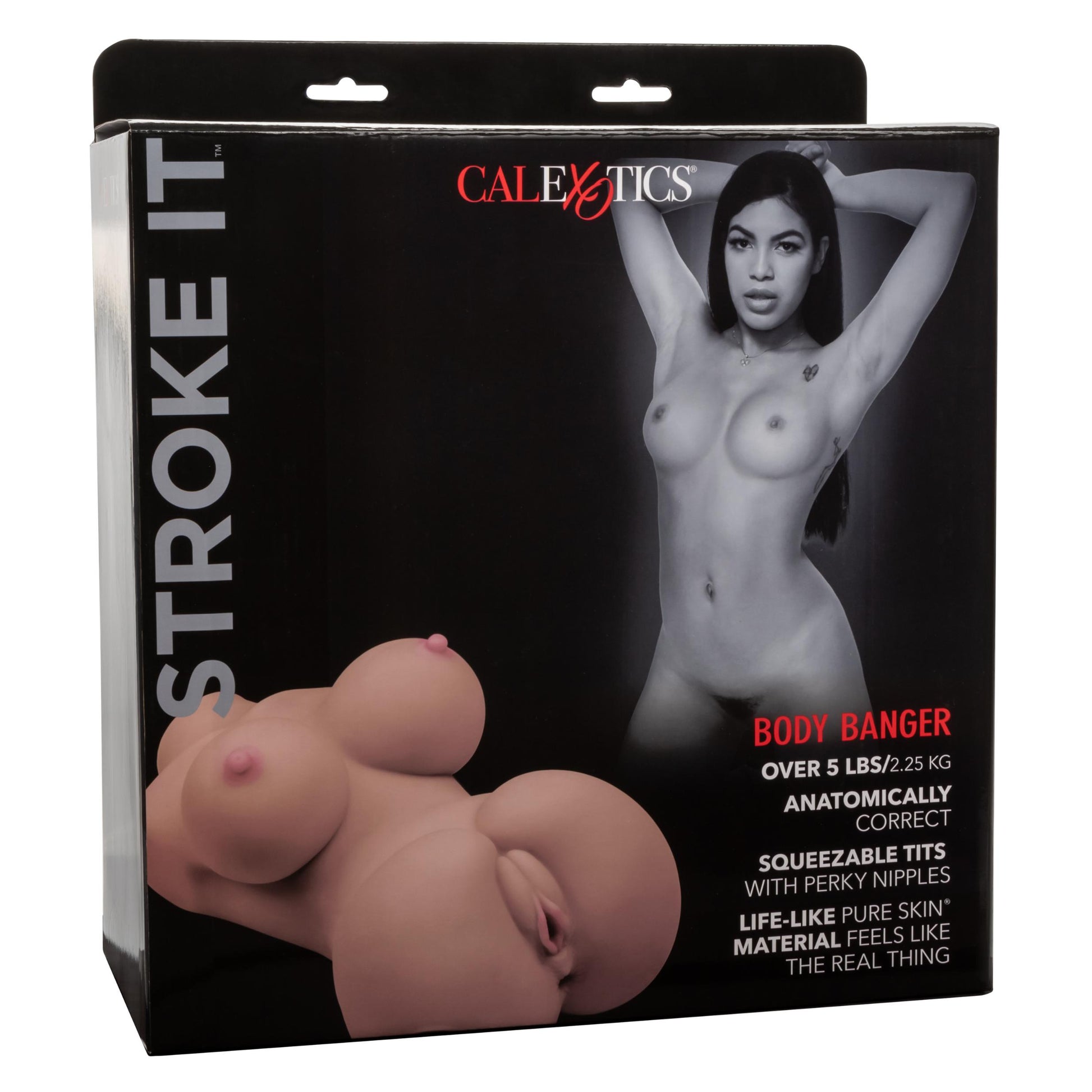 Stroke It Body Banger - Brown Torso | 716770098870 | Available at EroticWarehouse.com