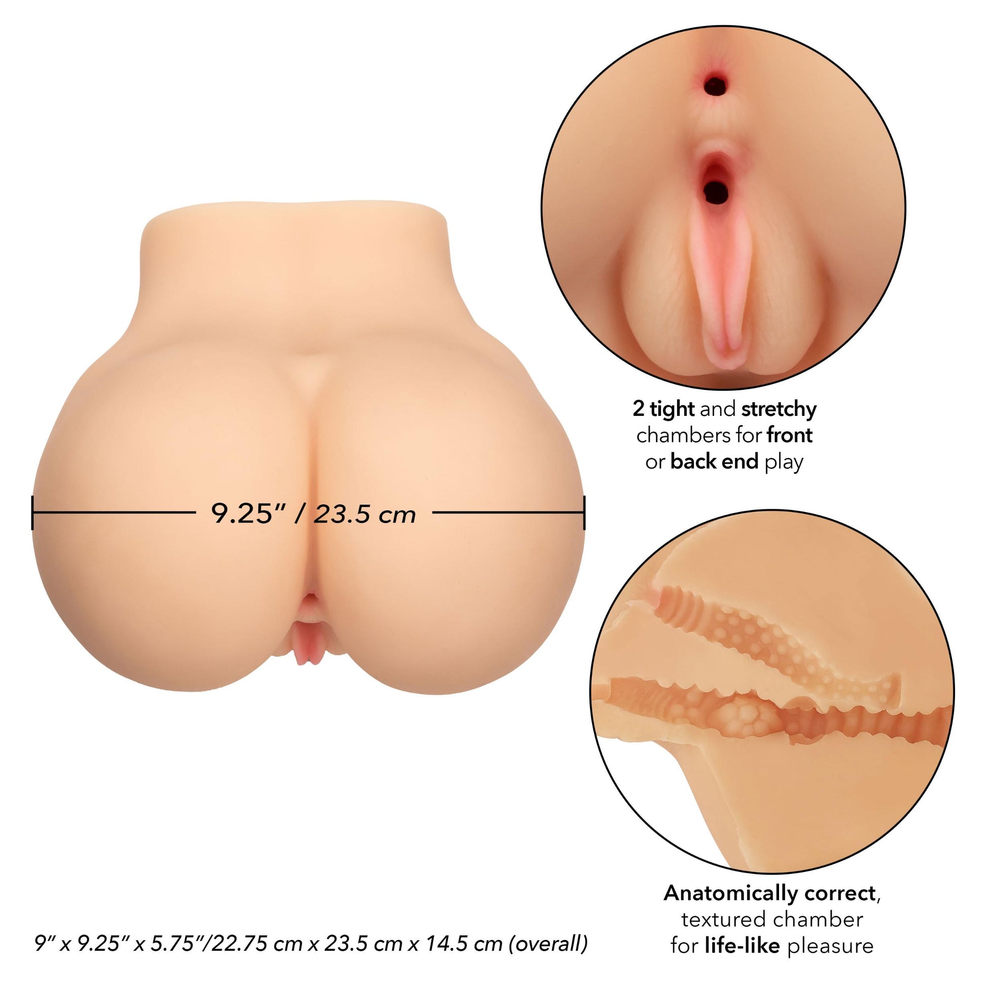 Stroke It Bbl Booty - Ivory | 716770103093 | Available at EroticWarehouse.com
