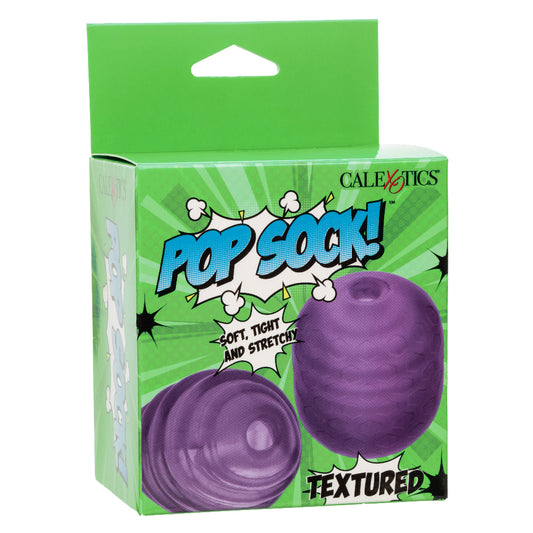 Pop Sock Textured - Purple | 716770108814 | Available at EroticWarehouse.com