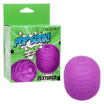Pop Sock Textured - Purple | 716770108814 | Available at EroticWarehouse.com