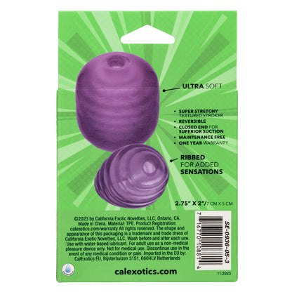 Pop Sock Textured - Purple | 716770108814 | Available at EroticWarehouse.com