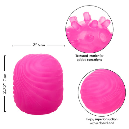 Pop Sock Textured Stroker - Pink | 716770108821 | Available at EroticWarehouse.com