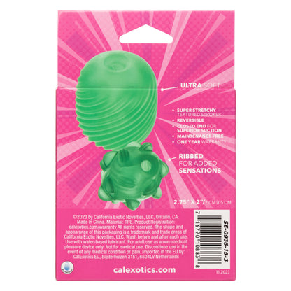 Pop Sock Textured - Green | 716770108838 | Available at EroticWarehouse.com
