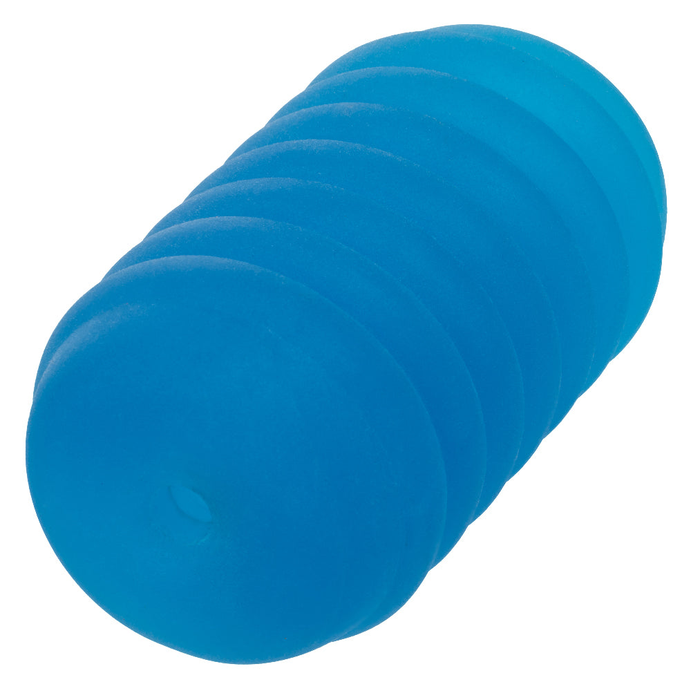 Pop Sock Ribbed - Blue | 716770108845 | Available at EroticWarehouse.com