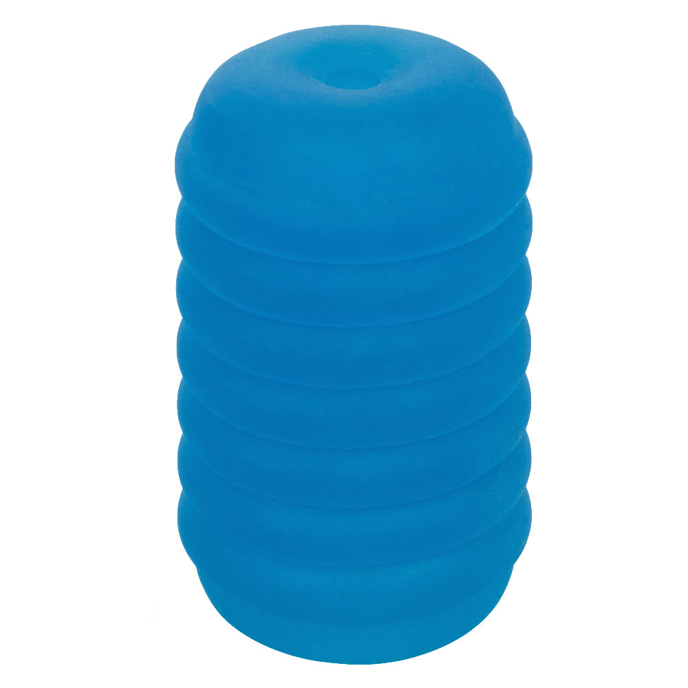 Pop Sock Ribbed - Blue | 716770108845 | Available at EroticWarehouse.com
