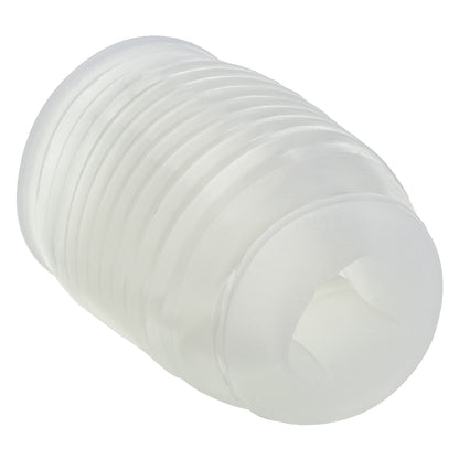 Pop Sock Ribbed - Clear | 716770108869 | Available at EroticWarehouse.com