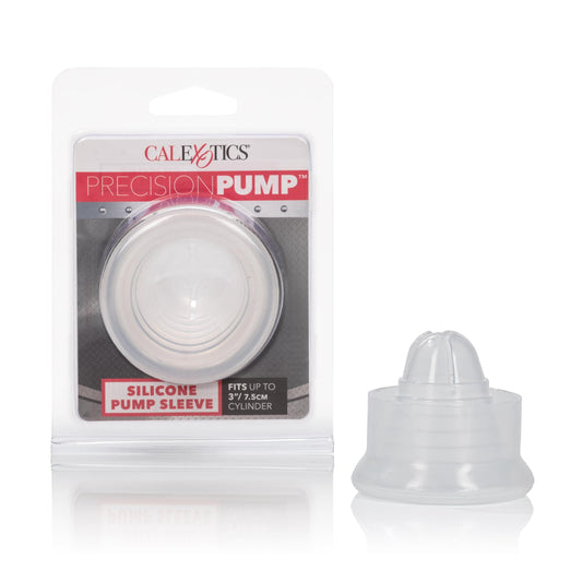 Precision Pump Silicone Pump Sleeve - Clear | 716770076397 | Available at EroticWarehouse.com