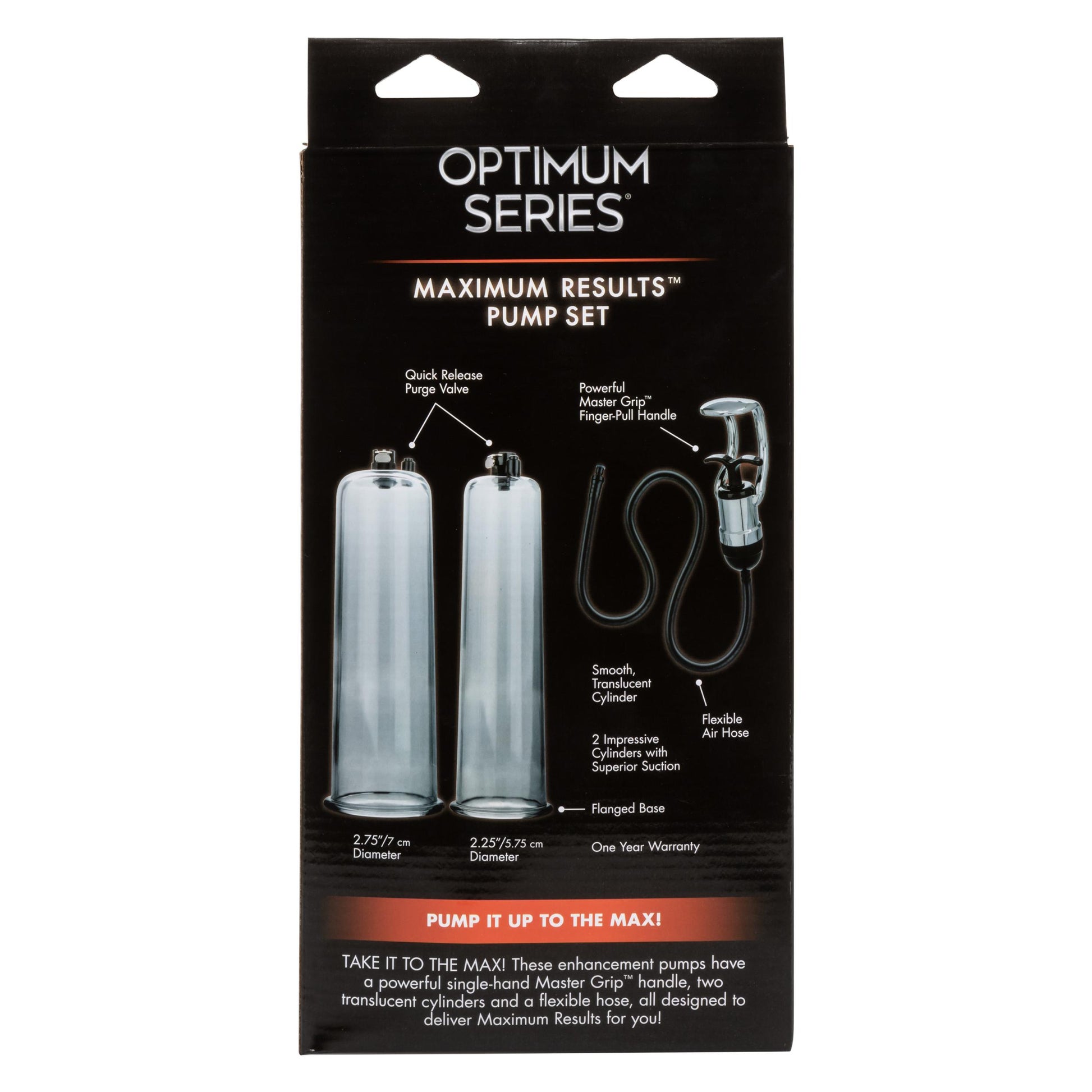 Optimum Series Maximum Results Pump Set | 716770094520 | Available at EroticWarehouse.com