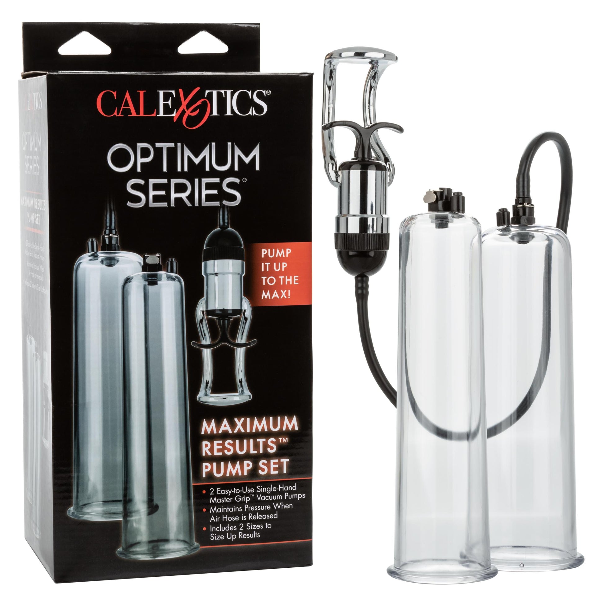 Optimum Series Maximum Results Pump Set | 716770094520 | Available at EroticWarehouse.com