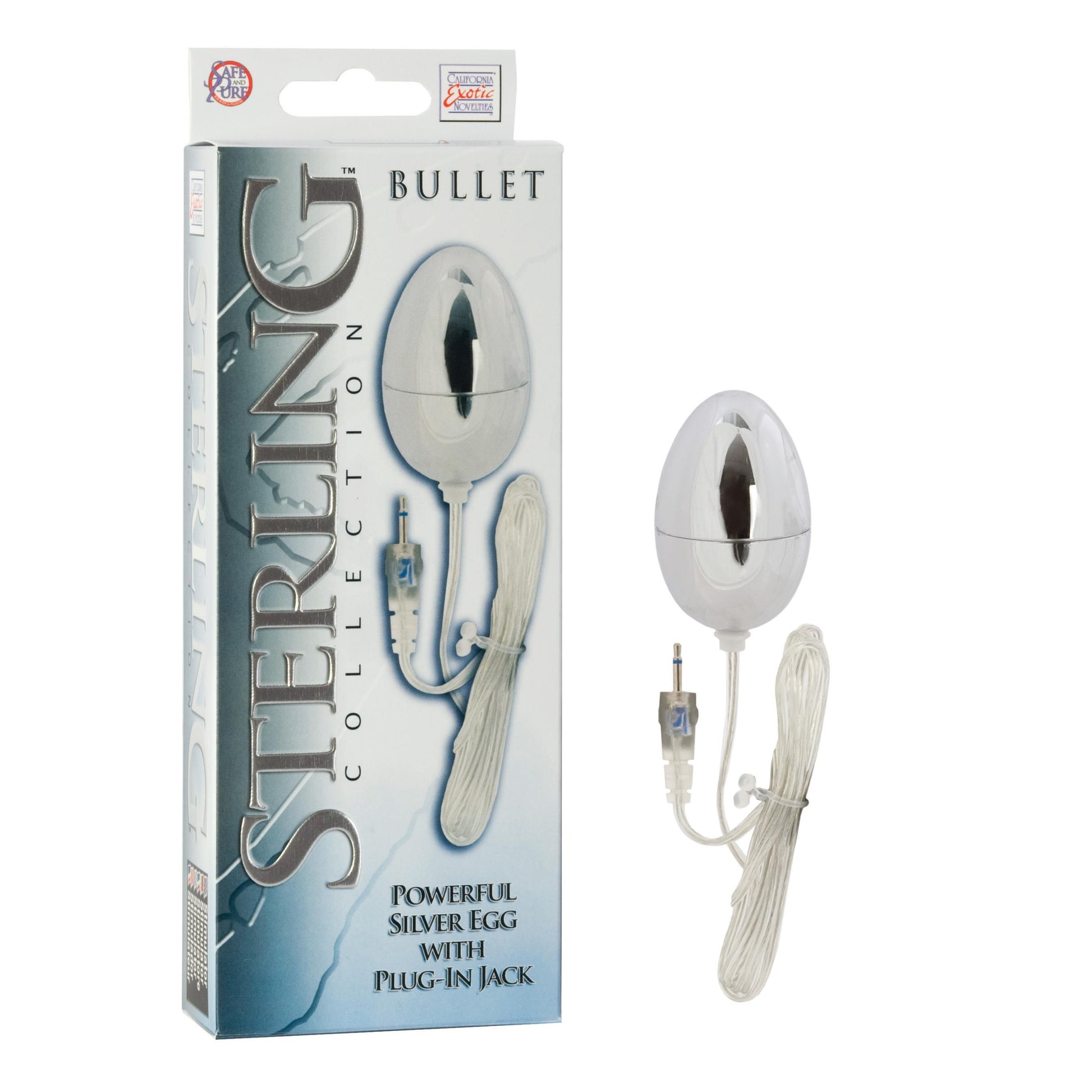 Sterling Collection Silver Egg | 716770054050 | Available at EroticWarehouse.com