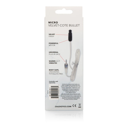 Sterling Collection Micro Velvet-Cote Bullet | 716770054135 | Available at EroticWarehouse.com