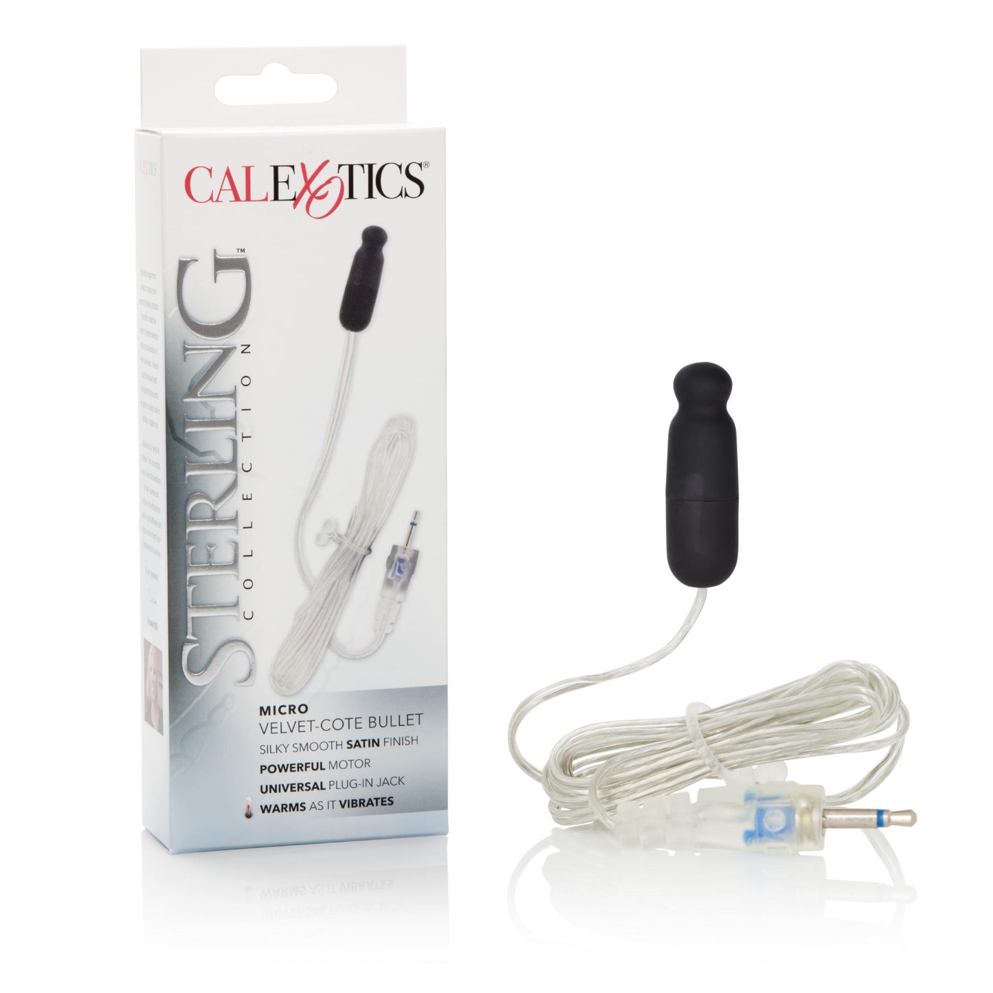 Sterling Collection Micro Velvet-Cote Bullet | 716770054135 | Available at EroticWarehouse.com