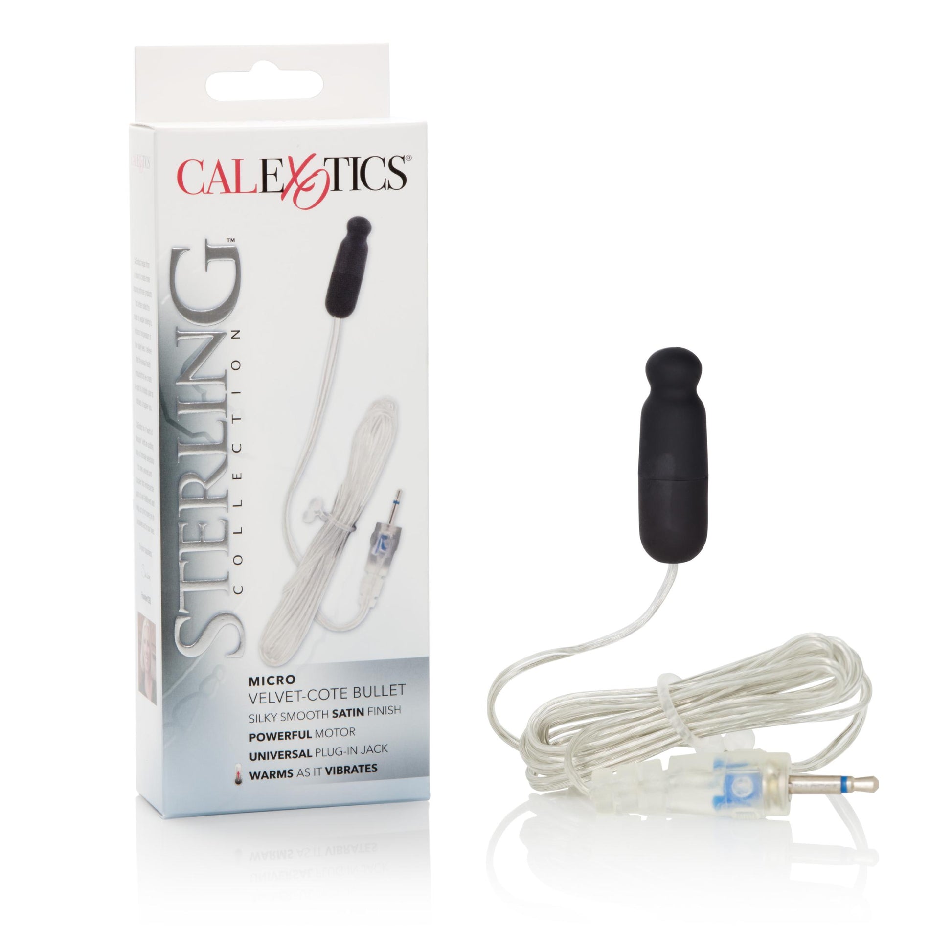 Sterling Collection Micro Velvet-Cote Bullet | 716770054135 | Available at EroticWarehouse.com