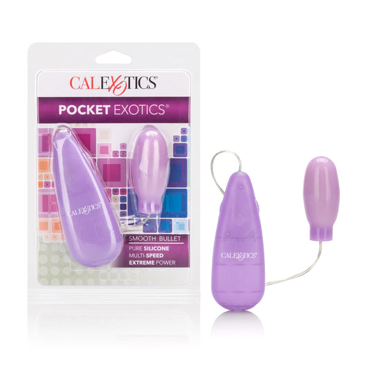 Silicone Slims Vibrating Smooth Bullet - Purple | 716770034816 | Available at EroticWarehouse.com