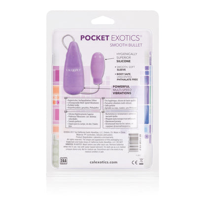 Silicone Slims Vibrating Smooth Bullet - Purple | 716770034816 | Available at EroticWarehouse.com