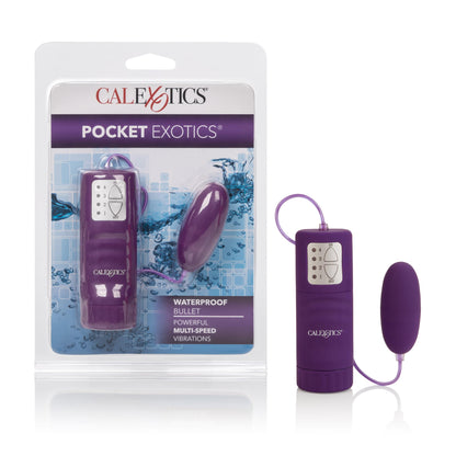 Waterproof Pocket Exotics Waterproof Bullet - Purple | 716770037022 | Available at EroticWarehouse.com
