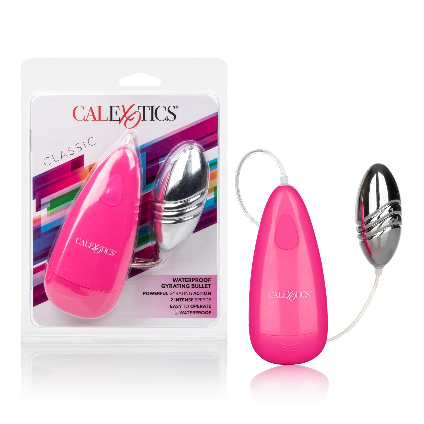 Waterproof Gyrating Bullet - Pink | 716770092137 | Available at EroticWarehouse.com