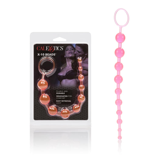 X-10 Beads - Pink | 716770017901 | Available at EroticWarehouse.com