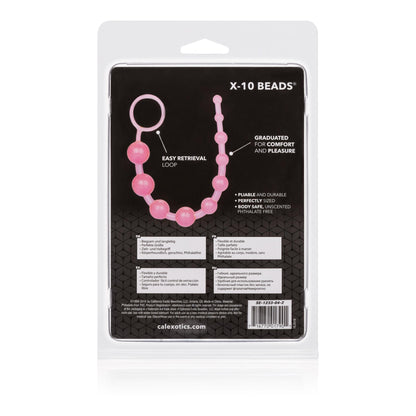 X-10 Beads - Pink | 716770017901 | Available at EroticWarehouse.com