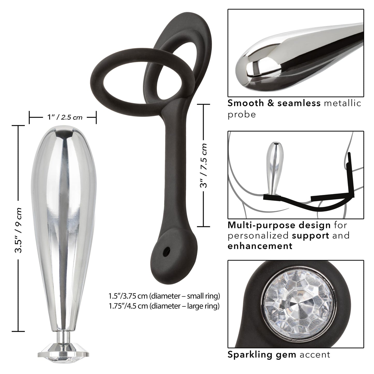 Star Fucker Glider Butt Plug | 716770102584 | Available at EroticWarehouse.com