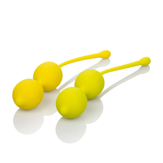 Kegel Training Set Lemon | 716770092625 | Available at EroticWarehouse.com