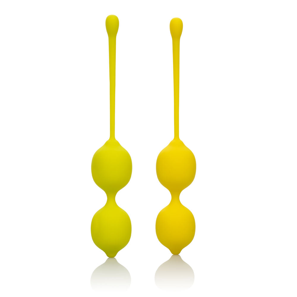 Kegel Training Set Lemon | 716770092625 | Available at EroticWarehouse.com