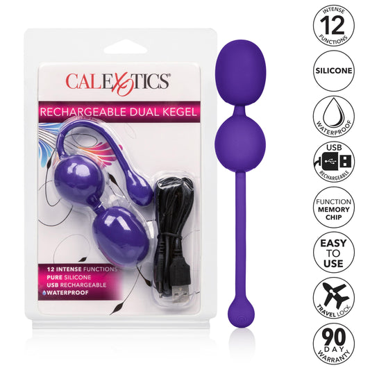 Rechargeable Dual Kegel - Purple | 716770091529 | Available at EroticWarehouse.com