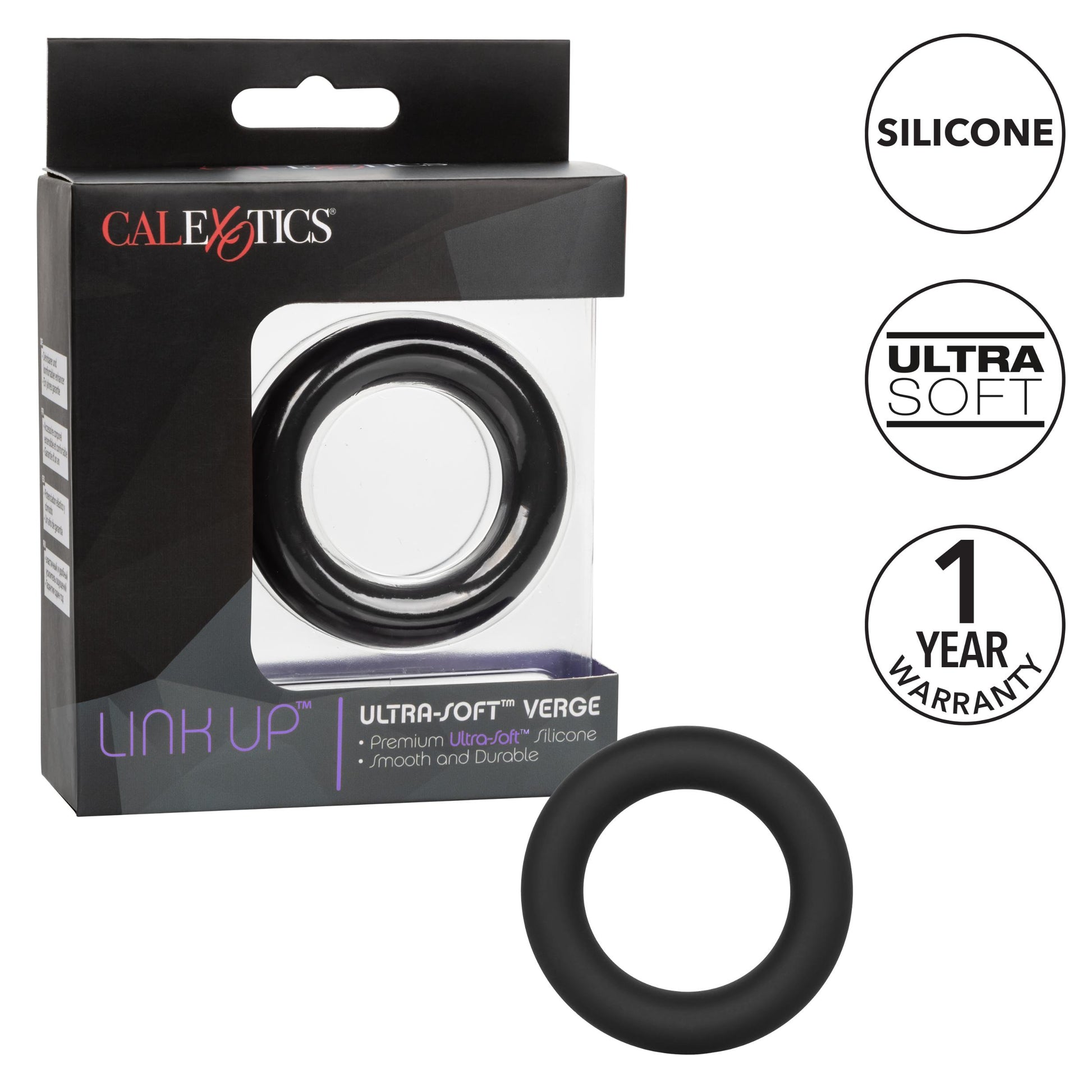 Link Up Ultra-Soft Verge - Black | 716770095572 | Available at EroticWarehouse.com