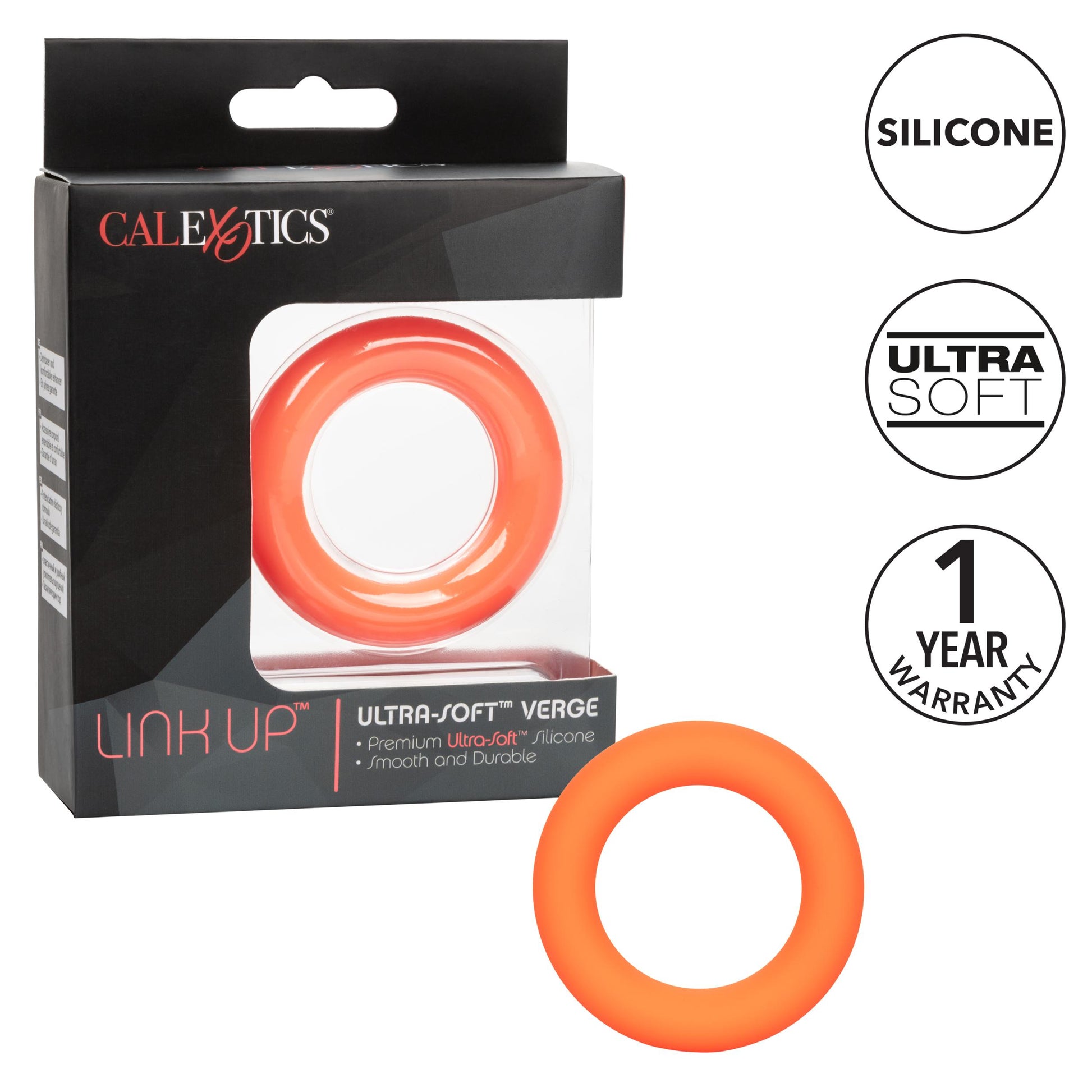 Link Up Ultra-Soft Verge - Orange | 716770095480 | Available at EroticWarehouse.com