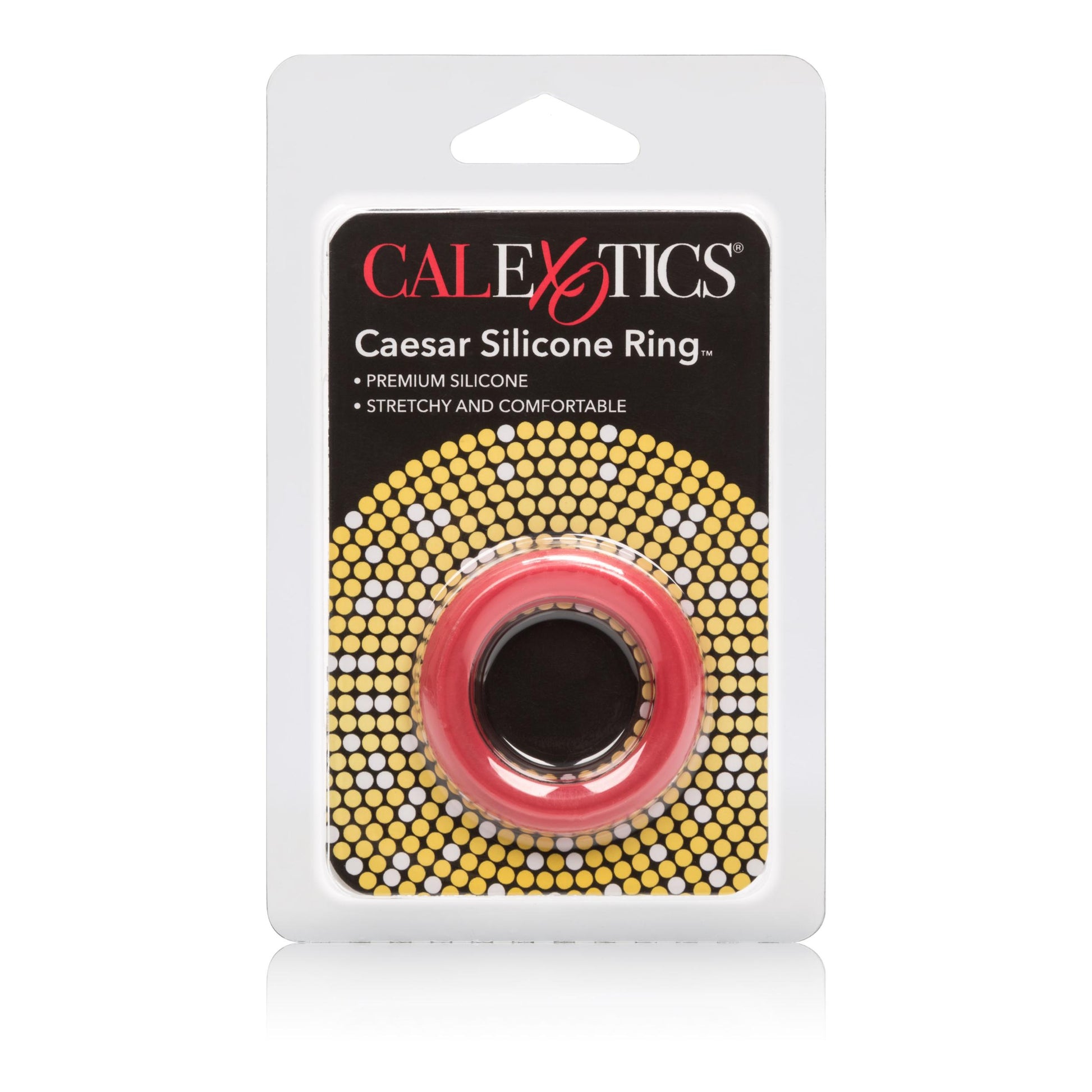 Caesar Silicone Ring - Red | 716770062369 | Available at EroticWarehouse.com