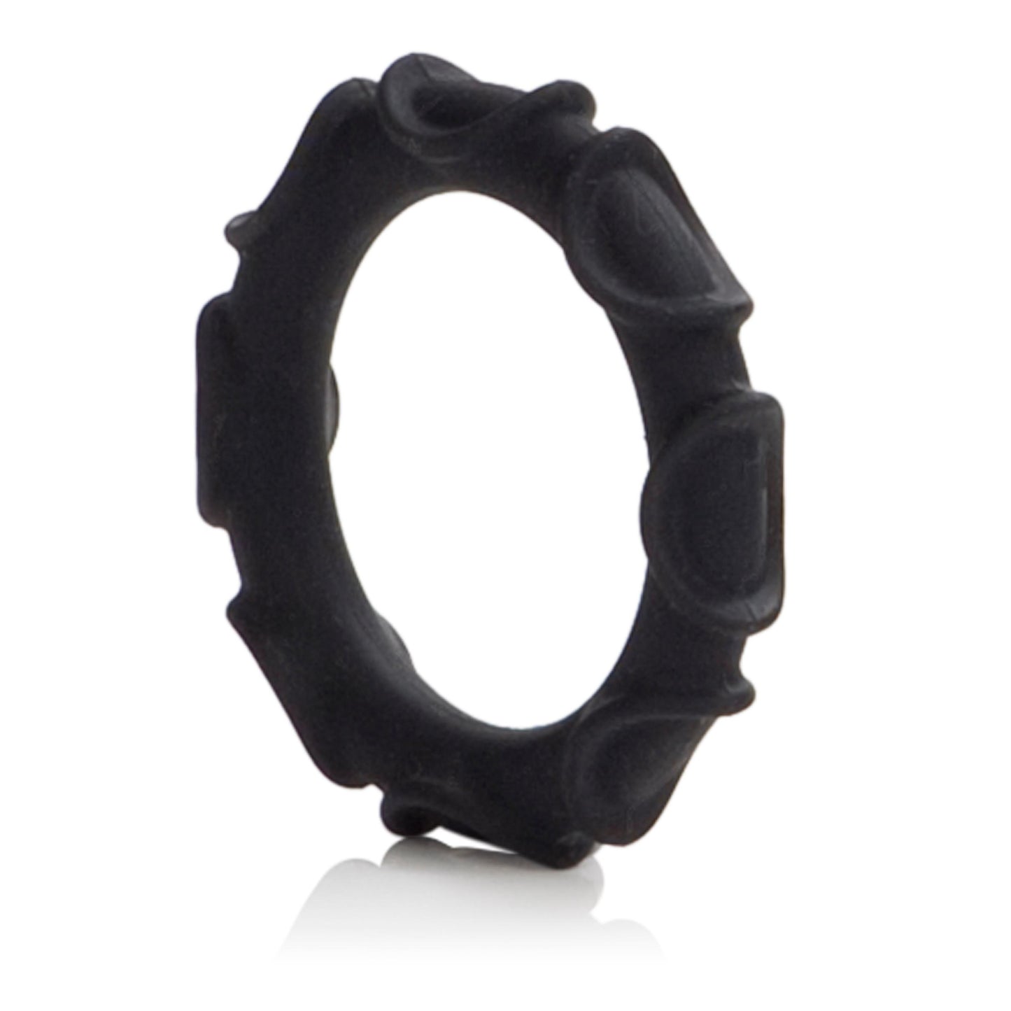 Atlas Silicone Ring - Black | 716770062376 | Available at EroticWarehouse.com
