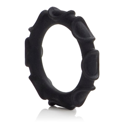 Atlas Silicone Ring - Black | 716770062376 | Available at EroticWarehouse.com