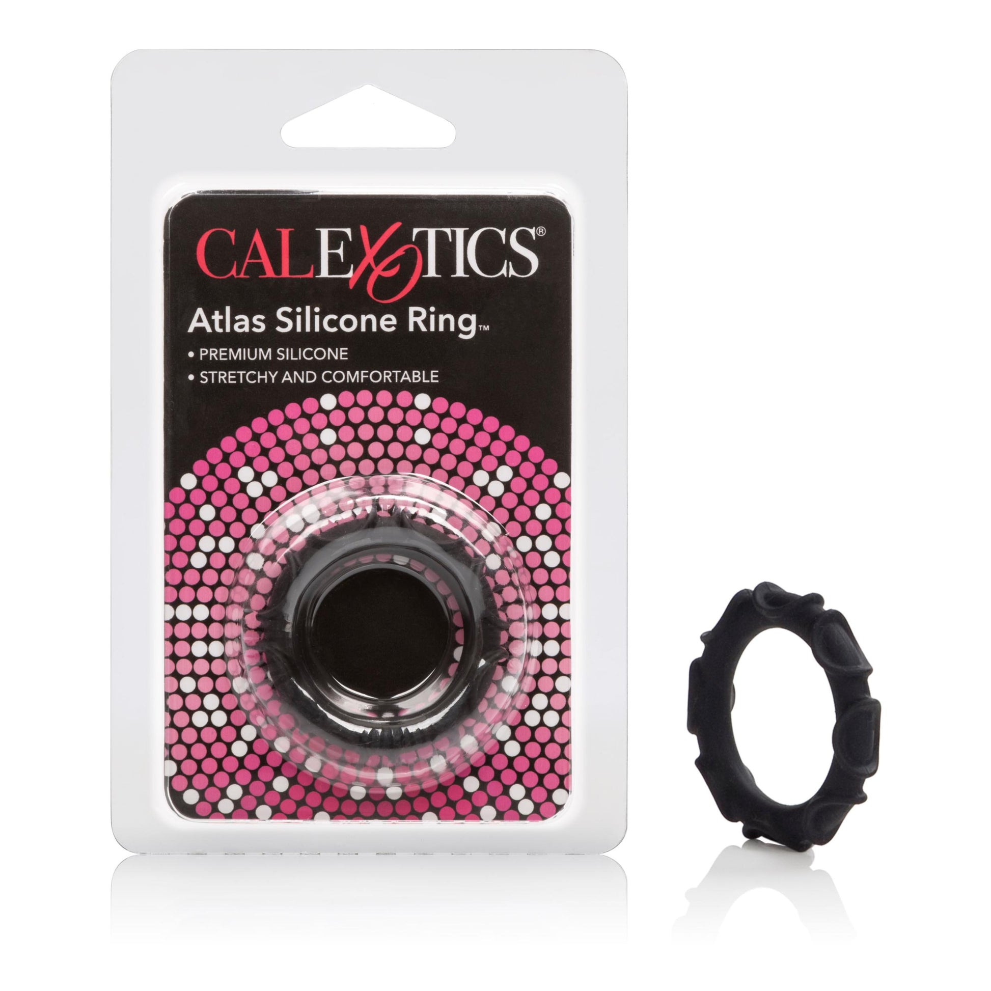 Atlas Silicone Ring - Black | 716770062376 | Available at EroticWarehouse.com