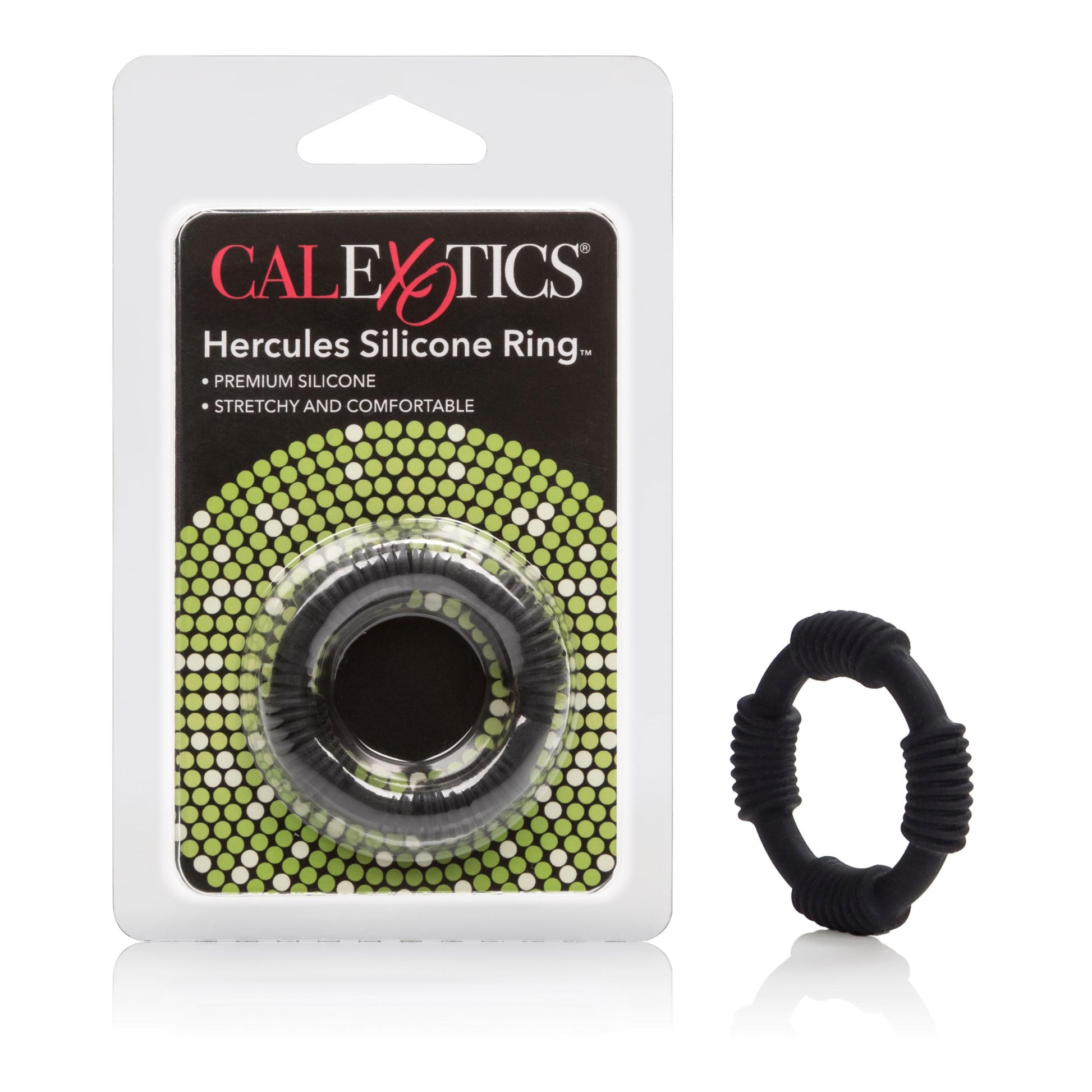 Hercules Silicone Ring - Black | 716770062390 | Available at EroticWarehouse.com
