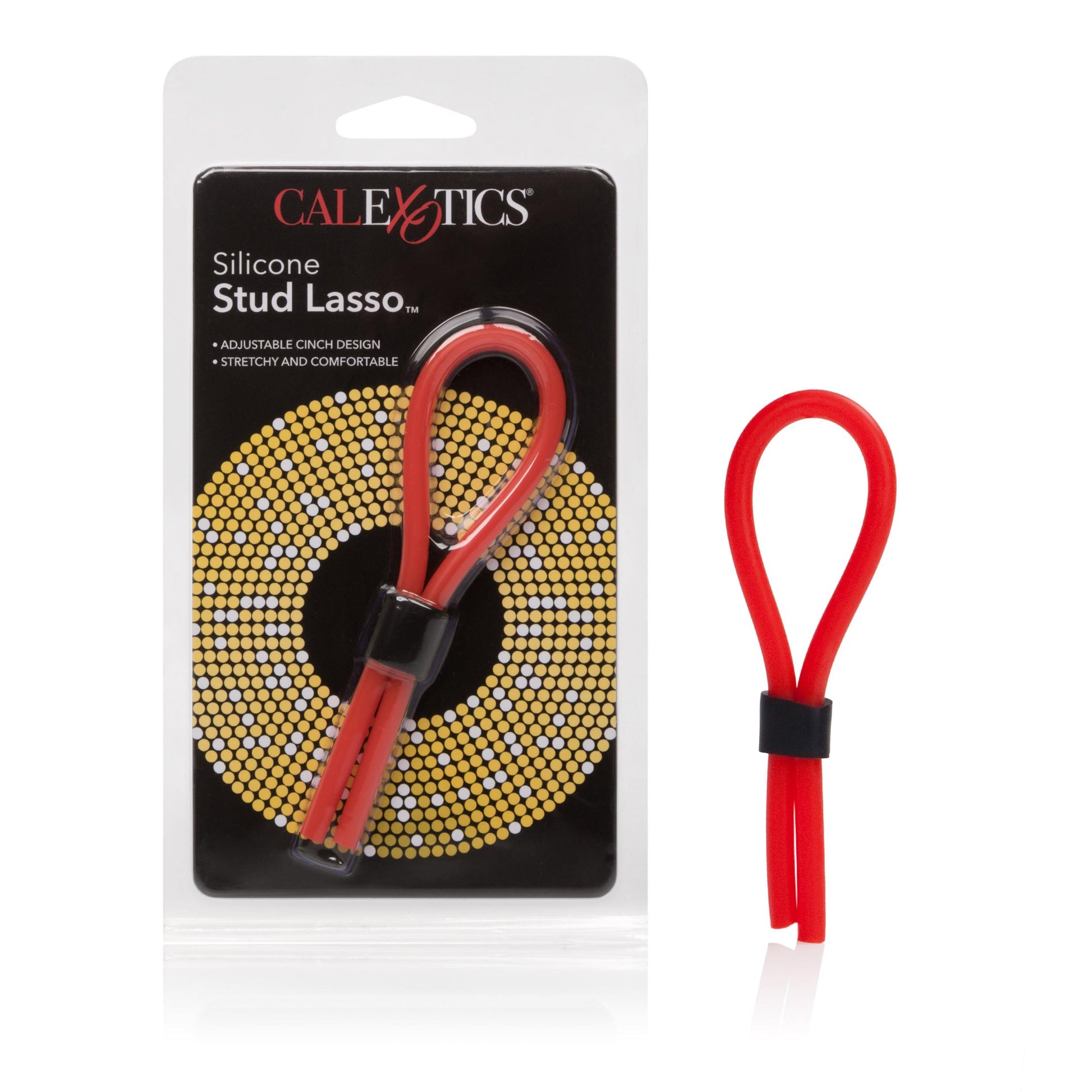 Silicone Stud Lasso - Red | 716770061966 | Available at EroticWarehouse.com