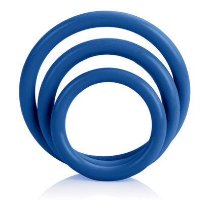 Tri-Rings - Blue | 716770028044 | Available at EroticWarehouse.com