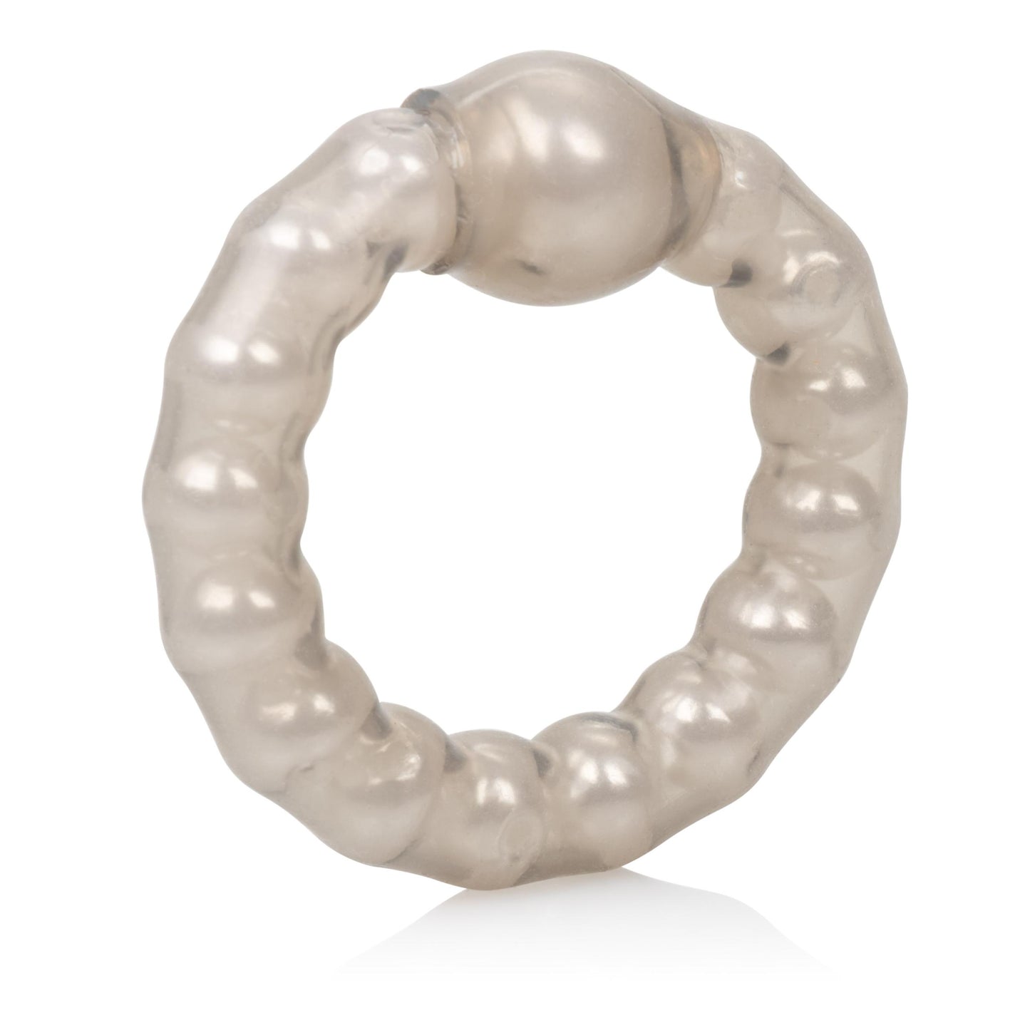 Pearl Beade Prolong Rings - Smoke | 716770033123 | Available at EroticWarehouse.com