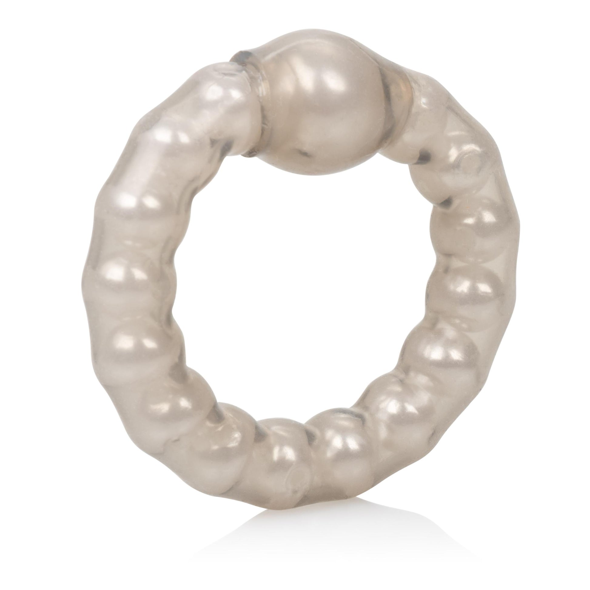 Pearl Beade Prolong Rings - Smoke | 716770033123 | Available at EroticWarehouse.com