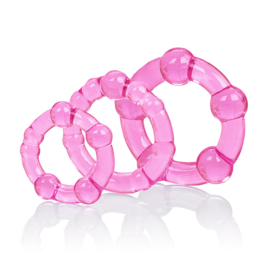 Island Rings - Pink | 716770021168 | Available at EroticWarehouse.com