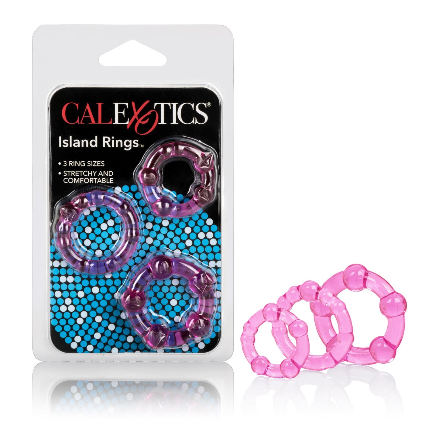 Island Rings - Pink | 716770021168 | Available at EroticWarehouse.com