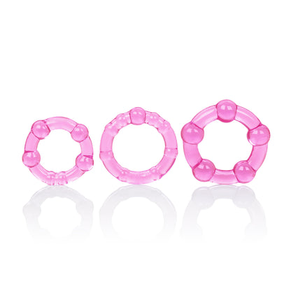 Island Rings - Pink | 716770021168 | Available at EroticWarehouse.com